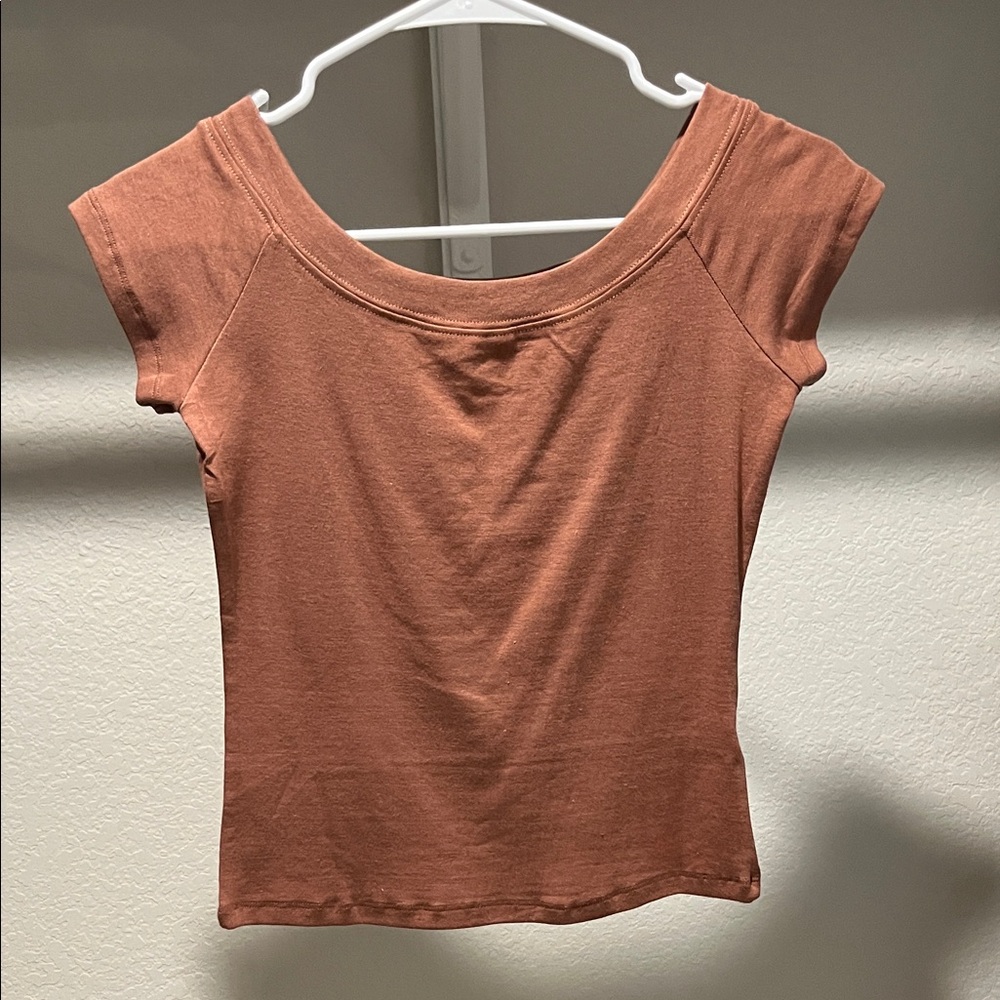 Fashion Nova Rust Crop Top
